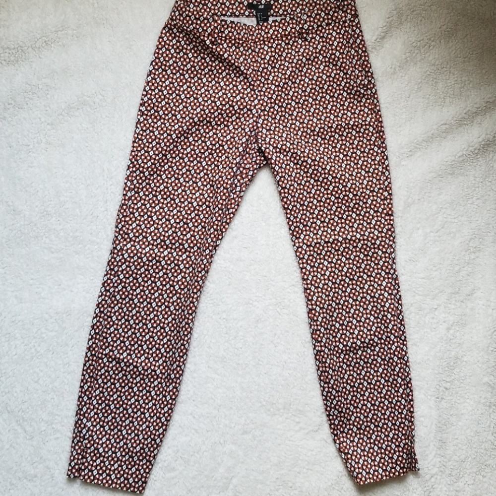 H&M Printed Ankle Dress Pant